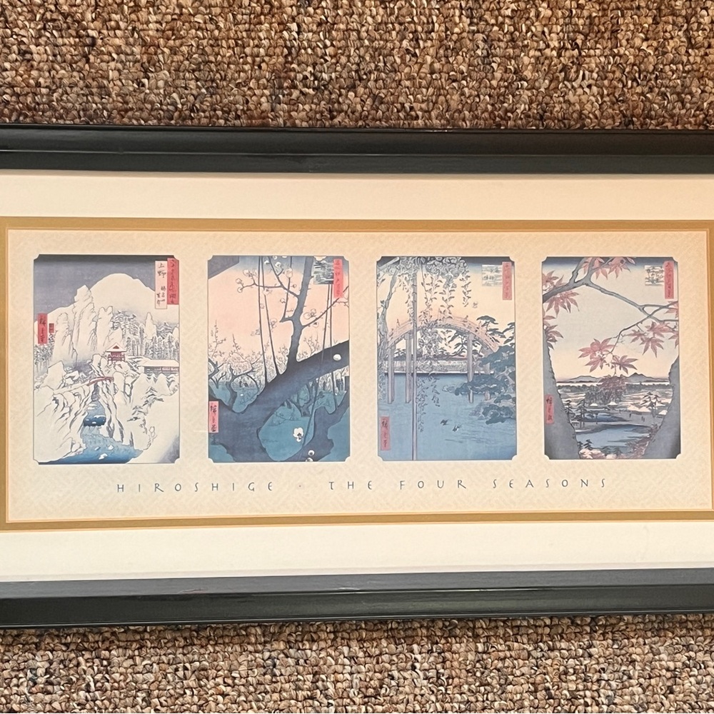 Hiroshige The Four Seasons Framed Art Print